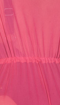 Hot Pink Sheer Mesh Maxi Duster (Plus Sizes Available) - SohoGirl.com
