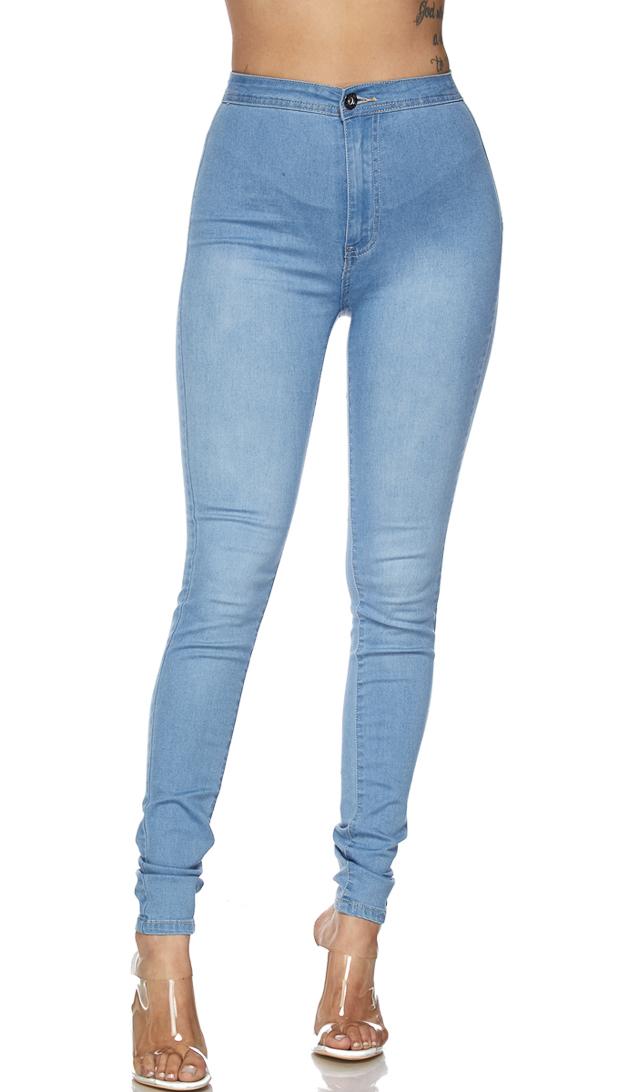 新品 New York High-Waisted Jeans 24 blue Mid Rise Medium Wash Hyper Sculpt Skyscraper Jeans | Express