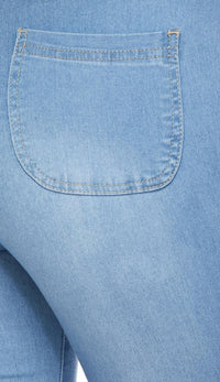 Super High Waisted Stretchy Skinny Jeans (S-3XL) - Light Blue - SohoGirl.com