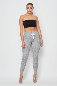 Fleece-Lined Cargo Sweatpants - Heather Gray - SohoGirl.com