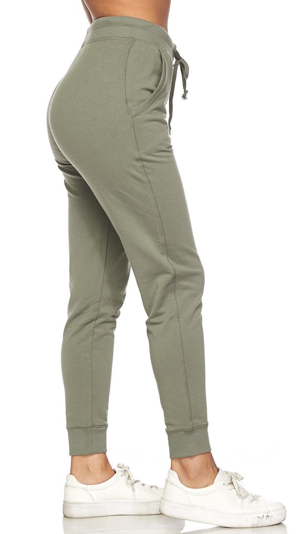 Classic Drawstring Jogger Pants - Sage – SohoGirl.com