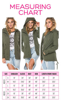 Hooded Parka Coat in Olive (Plus Sizes Available S-L) - SohoGirl.com