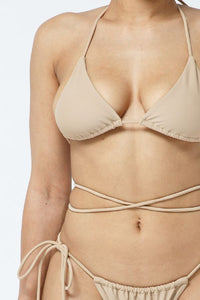 2 Pc. Wrap Bikini Set - Nude - SohoGirl.com