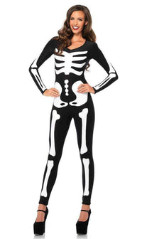 Glow-in-the-Dark Skeleton Catsuit - SohoGirl.com