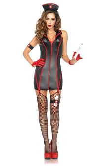 Heart Throbbin' RN Costume in Black - SohoGirl.com