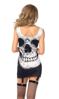 Skull Garter Dress in Black - SohoGirl.com