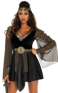 Glamazon Warrior Costume in Black - SohoGirl.com