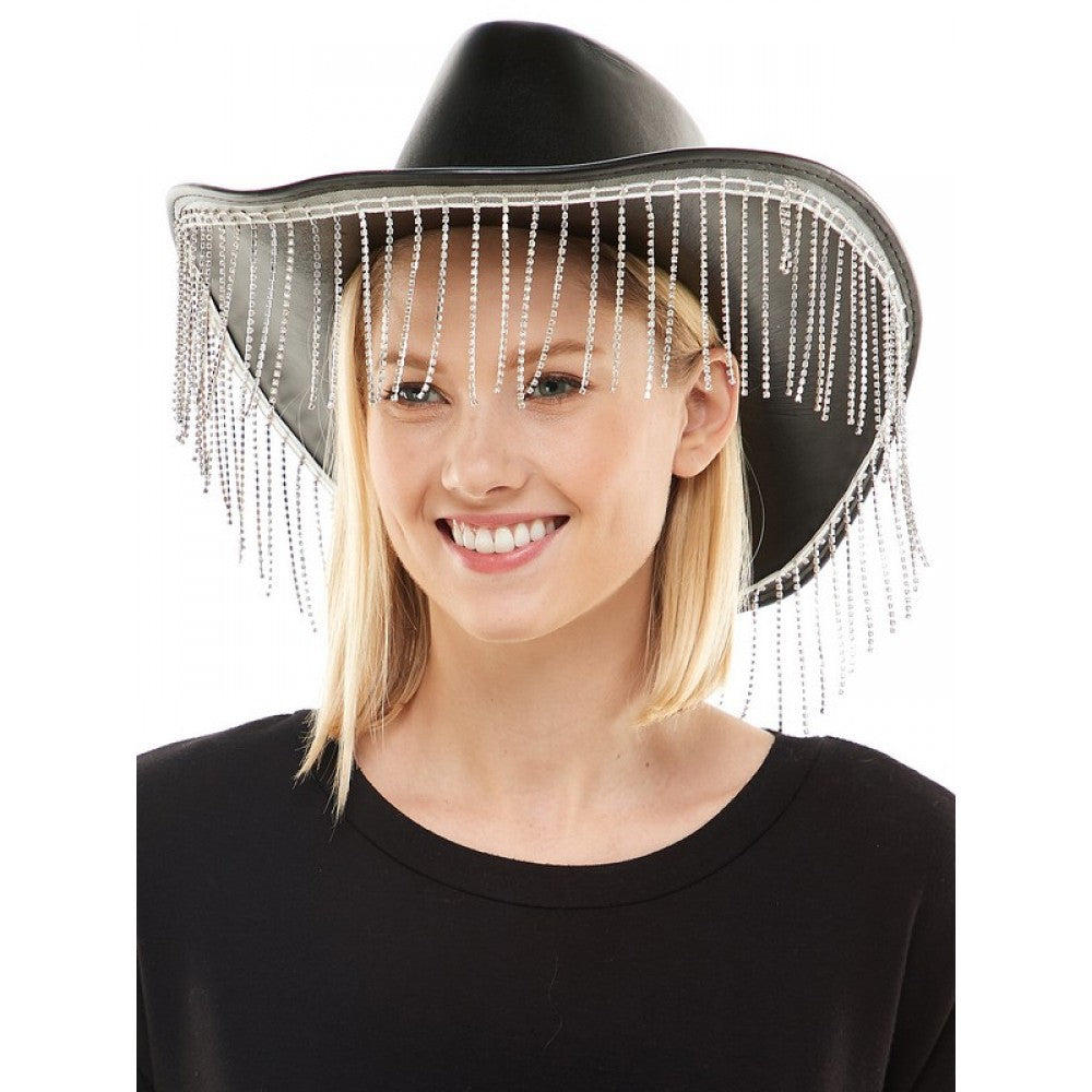 Rhinestone fringe cowboy hat – LosAngelesCowgirl