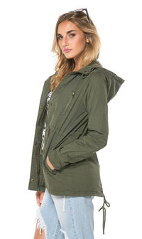 Hooded Parka Coat in Olive (Plus Sizes Available S-L) - SohoGirl.com
