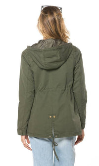 Hooded Parka Coat in Olive (Plus Sizes Available S-L) - SohoGirl.com
