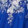 Elizabeth K GL2056D Contrast Jewel Embellished Bateau Illusion Top Full Length Gown in Royal Blue - SohoGirl.com