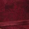 Elizabeth K GL2170T Belted Scooped High Neck Full Length Floral Lace Gown in Burgundy - SohoGirl.com