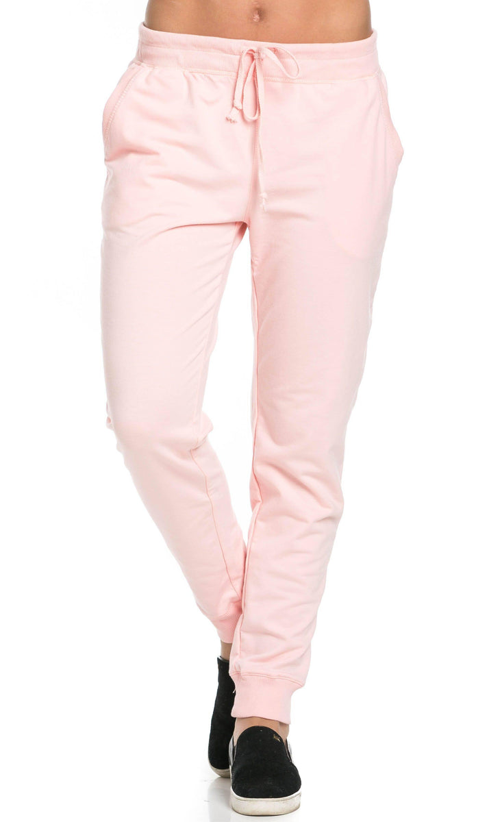 Classic Drawstring Jogger Pants in Blush (Plus Sizes Available ...