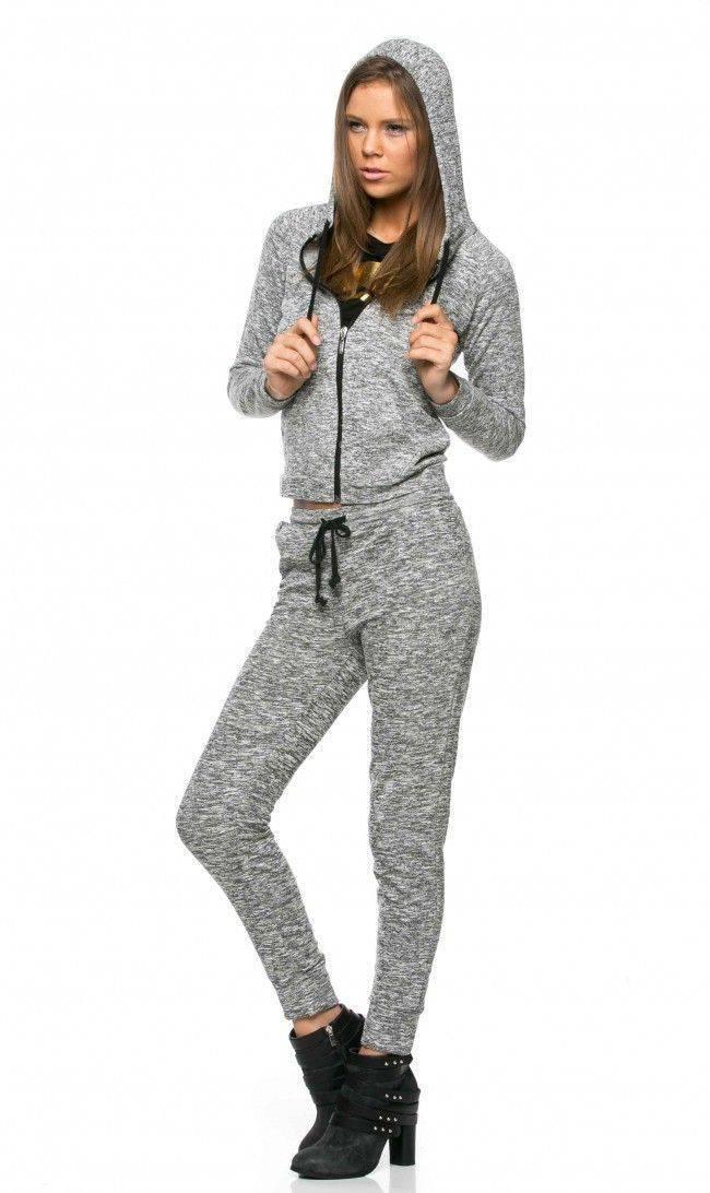 Comfy Drawstring Jogger Pants in Gray (Plus Sizes Available) – SohoGirl.com