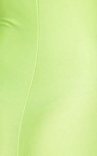 Nylon Sleeveless Tank Jumpsuit - Lime Green - SohoGirl.com