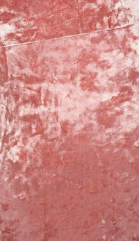 Plus Size Pink Crushed Velvet High Waisted Leggings - SohoGirl.com