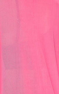 Sheer Short Sleeve Cover Up Duster - Neon Pink - SohoGirl.com