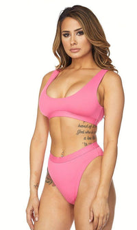 Pink Seamless Sport Top - SohoGirl.com