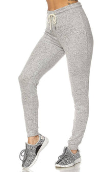 Lightweight Drawstring Jogger Pants in Gray (Plus Sizes Available) - SohoGirl.com