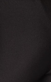 Nylon Front Tie Top and Bermuda Shorts - Black - SohoGirl.com