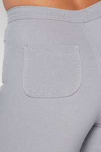 Super High Waisted Stretchy Skinny Jeans (S - 3XL) - Gray - SohoGirl.com