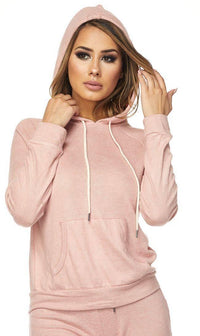 Lightweight Hoodie in Blush - SohoGirl.com