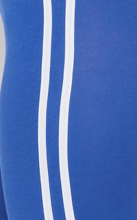 Side Stripe Camisole Unitard - Royal Blue - SohoGirl.com