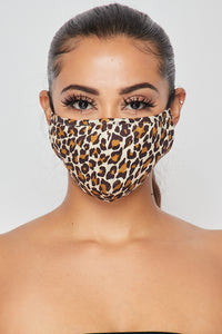 Cheetah Print Face Mask - SohoGirl.com