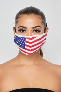 American Flag Face Mask - SohoGirl.com