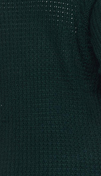 Longline Chunky Knit Cardigan (Plus Sizes Available S-3XL) - Hunter Green - SohoGirl.com