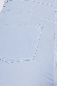 High Waisted Skinny Jeans - Light Gray - SohoGirl.com
