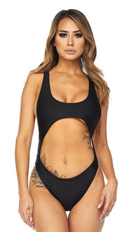 Black Cutout Ultra High Cut Swimsuit - SohoGirl.com