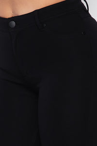 Classic High Rise Stretchy Skinny Pants (S-3XL) - Black - SohoGirl.com