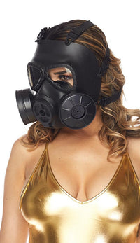Steampunk Gas Mask - Black - SohoGirl.com