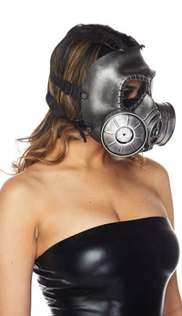 Steampunk Gas Mask - Silver - SohoGirl.com