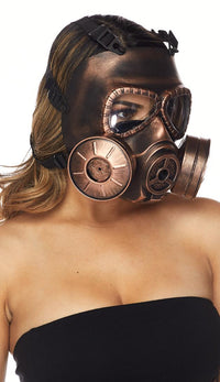 Steampunk Gas Mask - Copper - SohoGirl.com