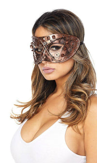 Mechanical Gears Half Mask in Copper - SohoGirl.com