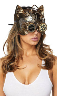 Masquerade Mechanical Cat Mask - SohoGirl.com