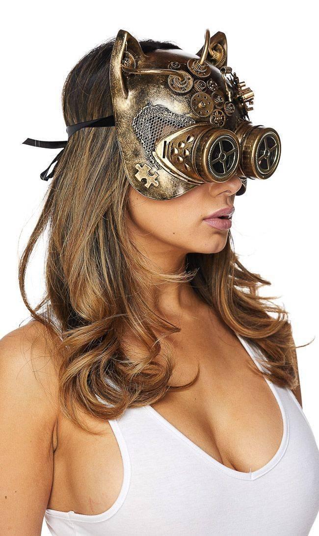 Masquerade Mechanical Cat Mask – SohoGirl.com