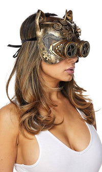 Masquerade Mechanical Cat Mask - SohoGirl.com