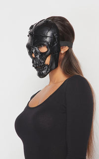 Wired Pirate Skull Mask in Black - SohoGirl.com