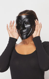 V for Vendetta Anonymous Mask in Black - SohoGirl.com