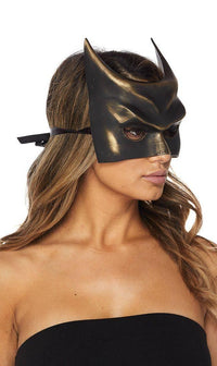 Bat Half Mask in Gold - SohoGirl.com