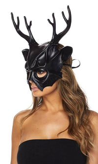Demon Deer Mask in Black - SohoGirl.com