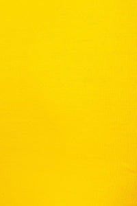 Scoop Neck Ribbed Mini Dress - Yellow - SohoGirl.com