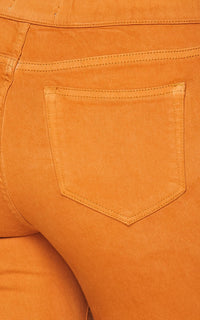 Mid Rise Denim Bootcut Pants (S-XL) - Rust - SohoGirl.com