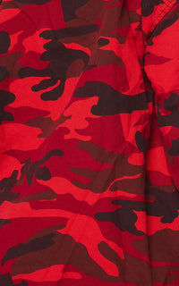 Zip-Up Camouflage Cargo Jacket - Red (S-3XL) - SohoGirl.com