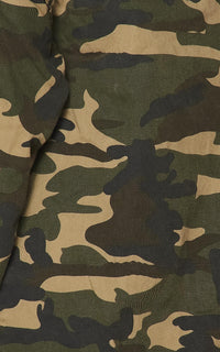 Zip-Up Camouflage Cargo Jacket - Olive - SohoGirl.com