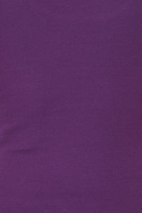 Scoop Neck Ribbed Mini Dress - Purple - SohoGirl.com