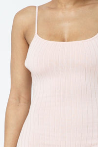 Spaghetti Strap Open Back Jumpsuit - Pink - SohoGirl.com
